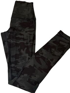 lululemon athletica Align Olive & Charcoal Camo Leggings